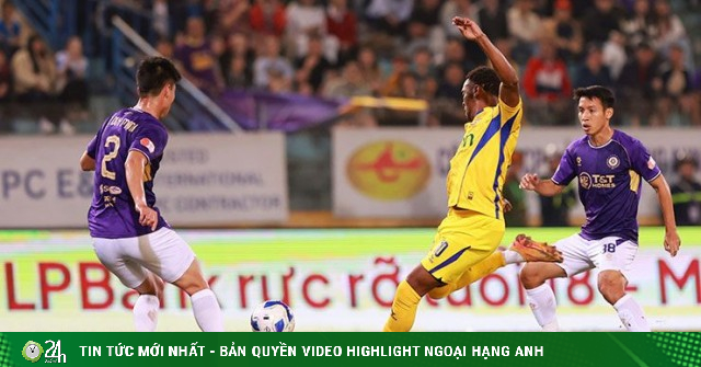 Video bóng đá Hà Nội - SLNA: Vây hãm dồn dập, bước ngoặt Hoàng Hên & Hai Long (V-League)