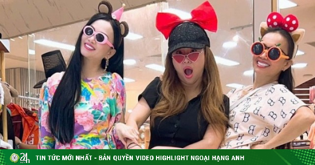 Ảnh sao 13/3: Ba chị em Cẩm Ly - Hà Phương - Minh Tuyết nhí nhố bên nhau