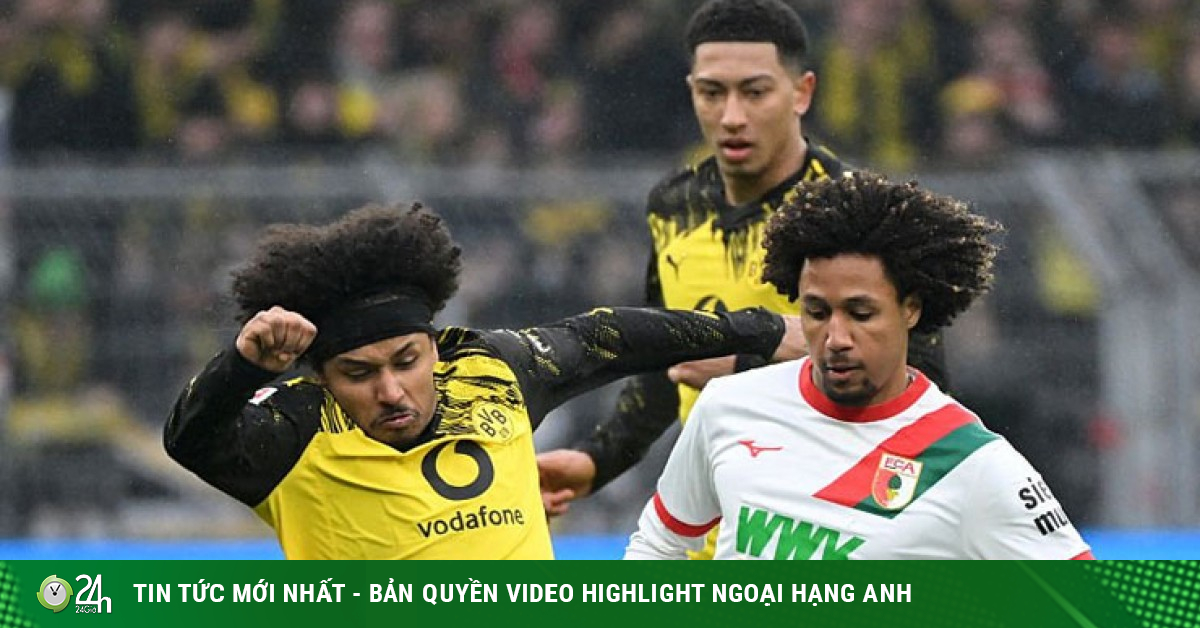 Video bóng đá Dortmund - Augsburg: Bản lĩnh ông lớn, đeo bám Bayern (Bundesliga)