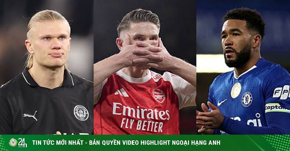 Nóng rực bảng xếp hạng Ngoại hạng Anh: Arsenal bỏ xa Man City, Chelsea lo văng khỏi top 5