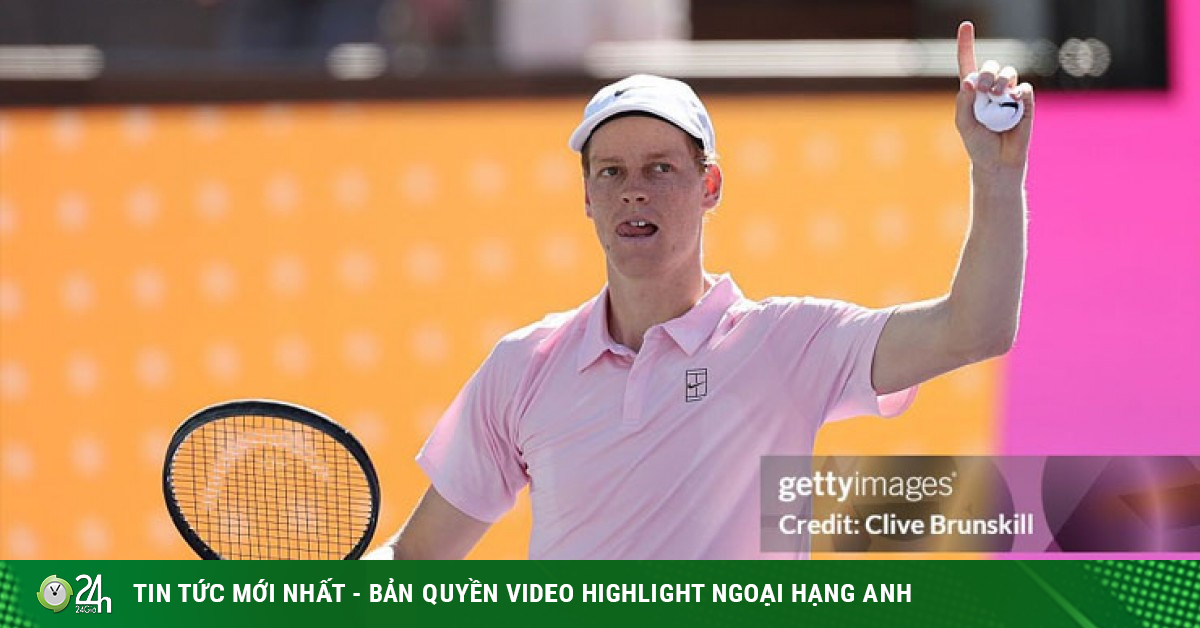 Nóng nhất thể thao sáng 16/3: Sinner lập kỳ tích sánh vai Djokovic và Federer