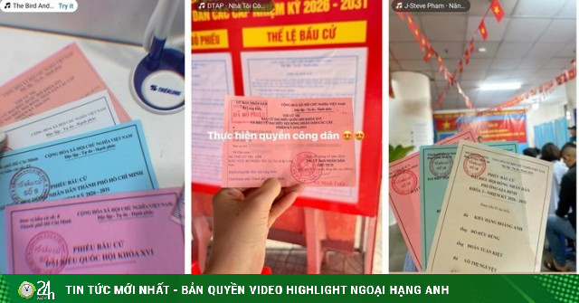 Mạng xã hội rộn ràng không khí ngày bầu cử