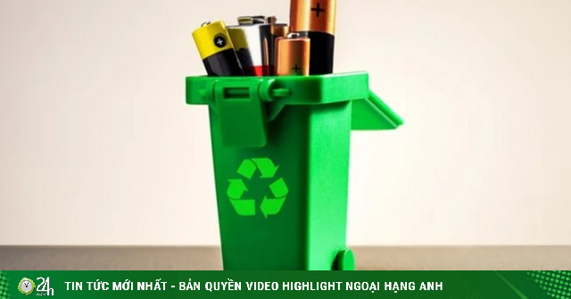 Pin điện thoại, pin AA sau khi bỏ đi sẽ được xử lý ra sao?