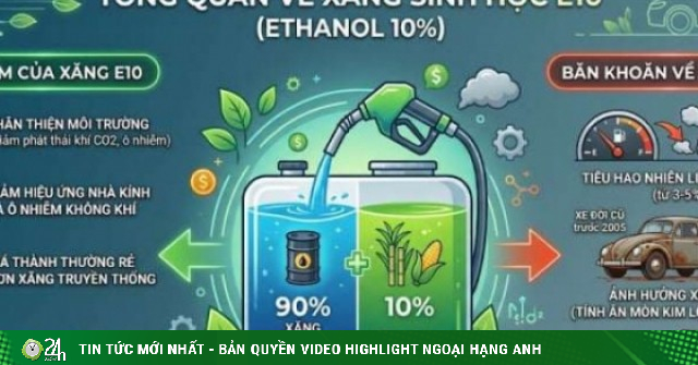 Xăng E10 là xăng gì? Giá xăng E10 hôm nay "đắt hơn" xăng E5 RON 92 bao nhiêu tiền?
