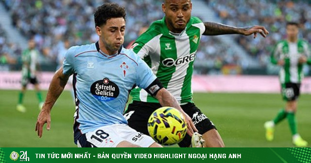 Video bóng đá Real Betis - Celta Vigo: Antony & đồng đội mừng hụt phút 90+5 (La Liga)