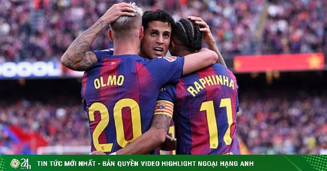 Nóng bảng xếp hạng La Liga: Barca tái lập khoảng cách 4 điểm, áp lực lớn cho Real trước derby Madrid