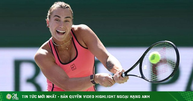Video tennis Sabalenka - Rybakina: Tie-breal định đoạt ngôi vô địch (Chung kết Indian Wells)