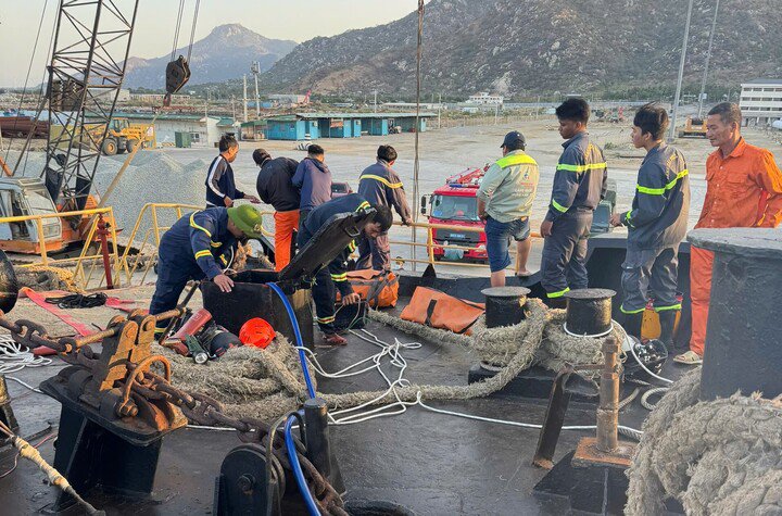 Hiện trường vụ việc.