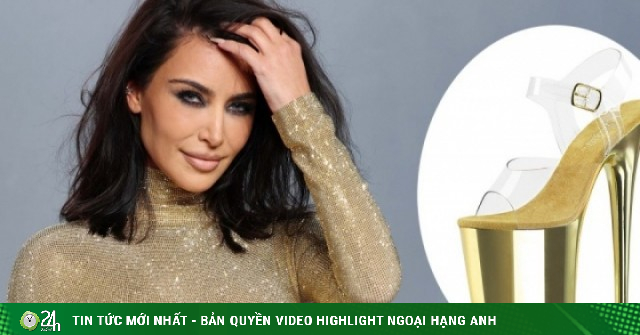 Kim Kardashian mang giày 'cà kheo' 20 cm lên thảm đỏ