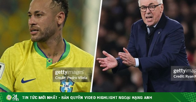 Neymar lên tiếng sau khi bị loại khỏi ĐT Brazil, gửi thông điệp tới HLV Ancelotti