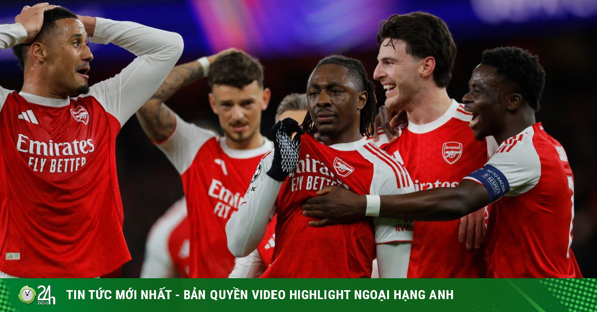 Arsenal giương cao lá cờ Ngoại hạng Anh ở Cúp C1, tham vọng ăn 4 không hề xa vời