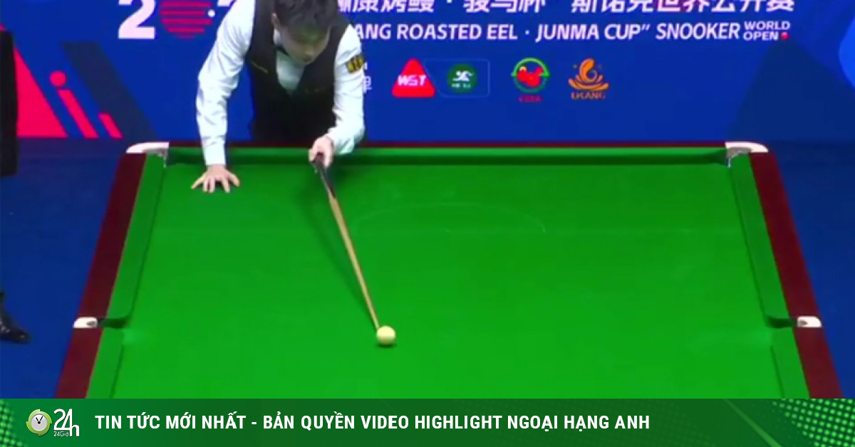 Cú đánh 1 tay gây bão bi-a thế giới: Tuyệt kỹ định đoạt trận đấu nghẹt thở