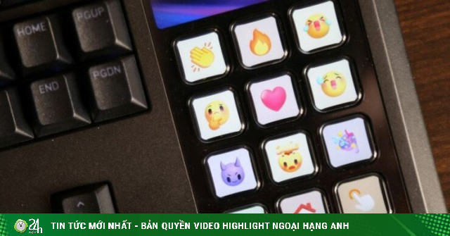 Chiếc bàn phím độc lạ với màn hình LCD và Stream Deck, gửi emoji trong "một nốt nhạc"