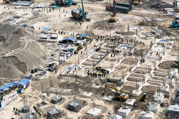 'Siêu sân' Trống Đồng 135.000 chỗ vươn mình từ cánh đồng ngoại thành - 9