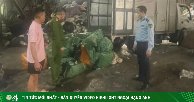 Hưng Yên: Phát hiện, thu giữ hơn 1,3 tấn nầm lợn bốc mùi hôi thối