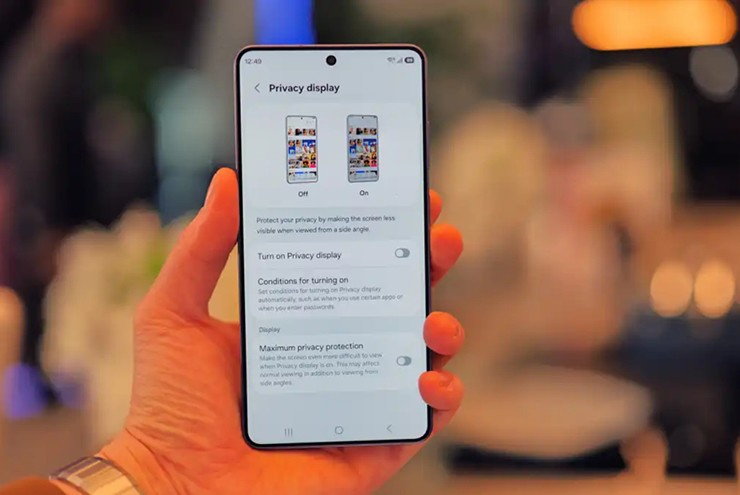 Tính năng màn hình riêng tư là một trong những điều khiến người dùng Galaxy S26 Ultra khó chịu.