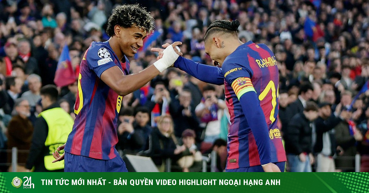 Barcelona vùi dập Newcastle: "Tam tấu" Yamal - Raphinha - Lewandowski bùng nổ
