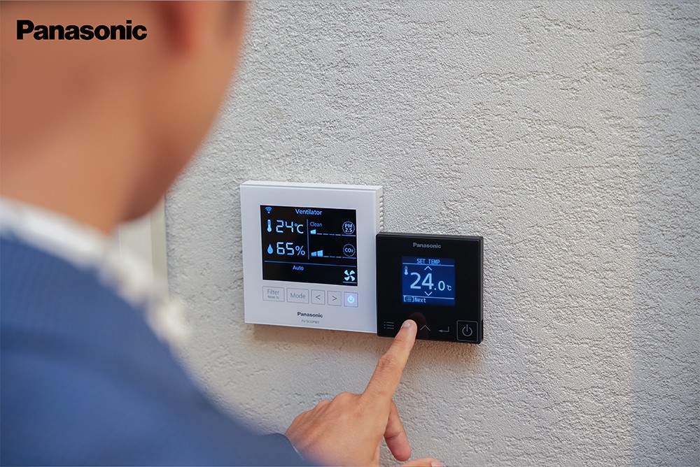 Bộ điều khiển hệ thống quản lý chất lượng không khí toàn diện Panasonic tại Lux Annam Regal Retreat, Đà Nẵng