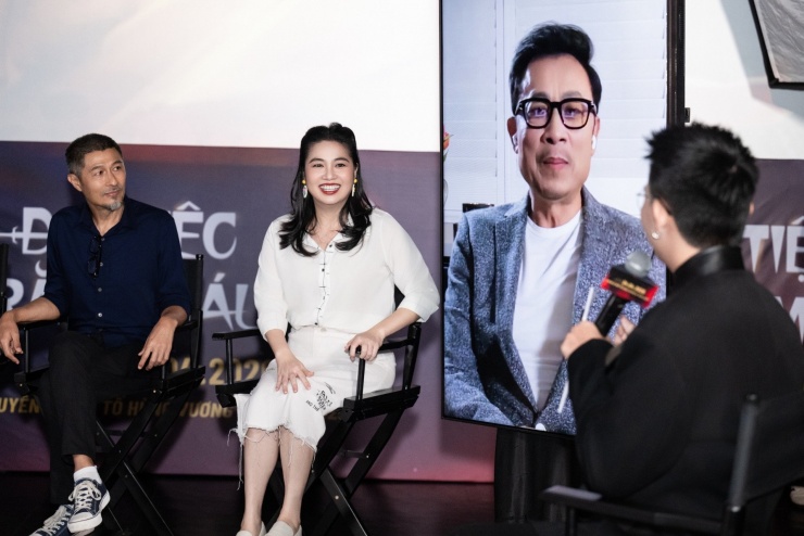 Từ Mỹ, Vân Sơn chia sẻ trực tuyến về vai diễn.&nbsp;