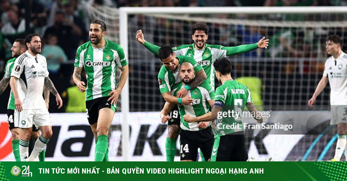 Video bóng đá Real Betis - Panathinaikos: Antony ấn định, 4 bàn mãn nhãn (Europa League)