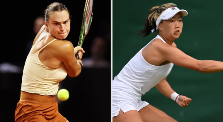 Sabalenka (bên trái) dự báo sẽ có trận ra quân thuận lợi trước Ann Li (bên phải)