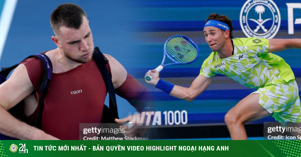 Rực lửa tennis Miami Open: Ruud thua sốc, Jack Draper sớm "gãy cánh"