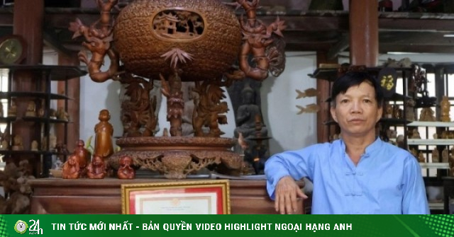 Tác phẩm gỗ được trả 3 tỷ vẫn không bán, nghệ nhân nói một câu gây bất ngờ