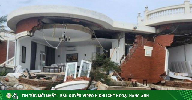 Hàng loạt villa ở Hà Tĩnh đổ sập sau bão, tỉnh yêu cầu khắc phục khẩn cấp