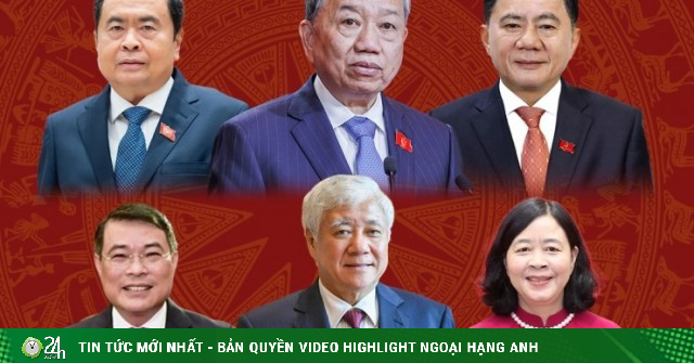 Infographic: 22 Ủy viên Bộ Chính trị, Ban Bí thư trúng cử ĐBQH khóa XVI