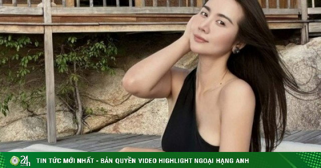 Phan Minh Huyền khoe body đồng hồ cát ở resort 5 sao