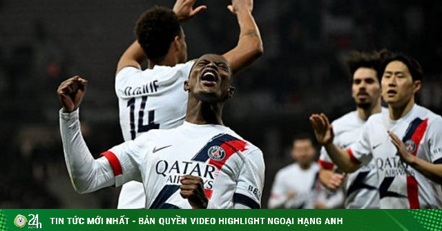 Video bóng đá Nice - PSG: Dấu ấn Mendes, đại thắng "4 sao" (Ligue 1)
