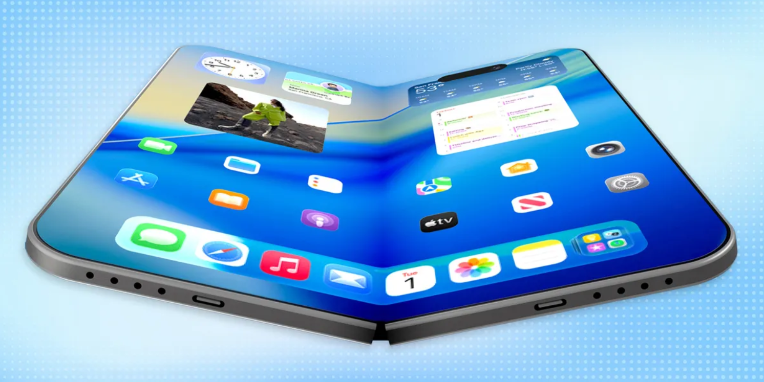 Ảnh concept iPhone Fold.
