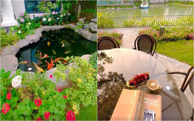 "Bình minh ngắm hoa nở. Hoàng hôn ngắm cá bơi. Hạnh phúc ngay tại nơi mà tim ta yên bình".