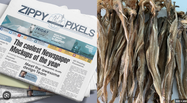 Một trong những cách bảo quản cá khô không cần tủ lạnh là bọc nhiều lớp giấy báo quanh cá khô giúp hút ẩm hiệu quả.