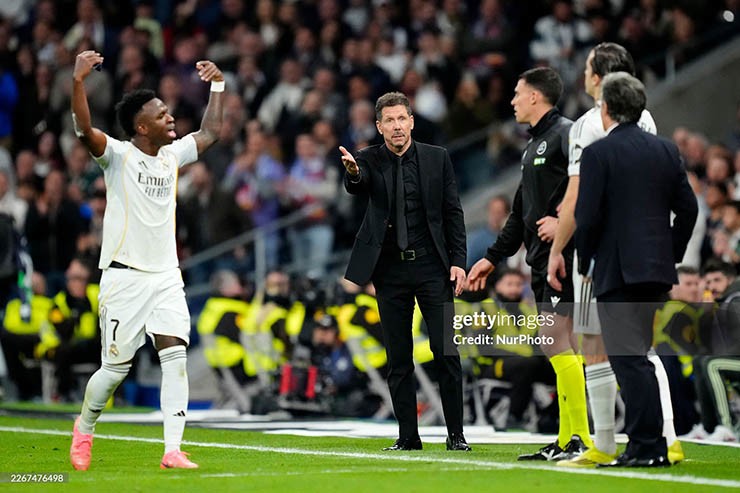 HLV Simeone không đổ lỗi cho trọng tài sau thất bại ở derby Madrid
