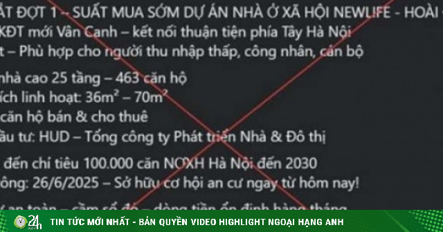 Công an Hà Nội lên tiếng về chiêu rao bán “suất nội bộ” nhà ở xã hội gây xôn xao