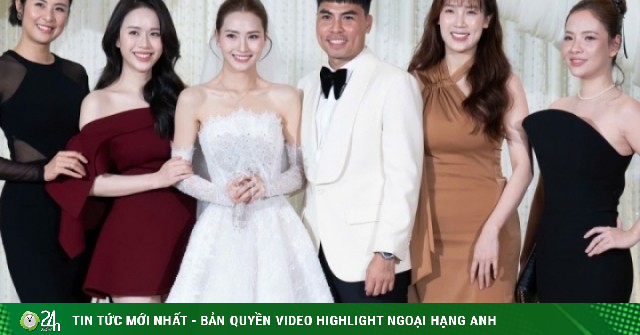 Dàn sao chưng diện tại đám cưới Huyền Trang 'Mù Tạt' - Đức Huy