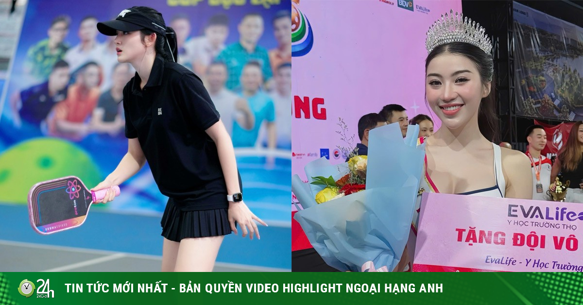 Á hậu Huyền My rướm máu vì chơi pickleball, hot girl Diệp Anh ẵm giải hoa khôi