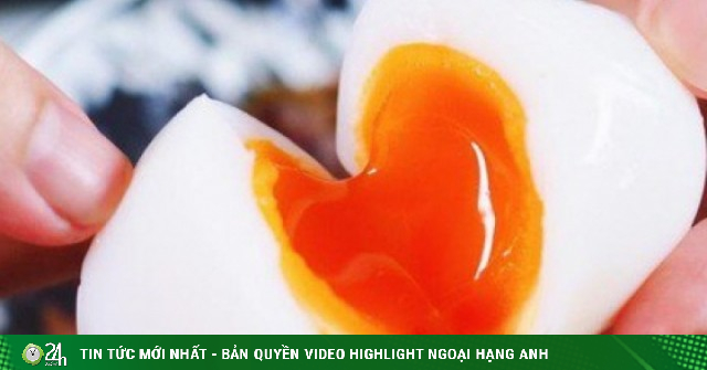 Công thức luộc trứng lòng đào thơm ngon tốt cho sức khỏe nhất