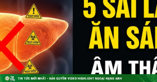 5 sai lầm khi ăn sáng âm thầm hại gan nhiều người vẫn mắc phải