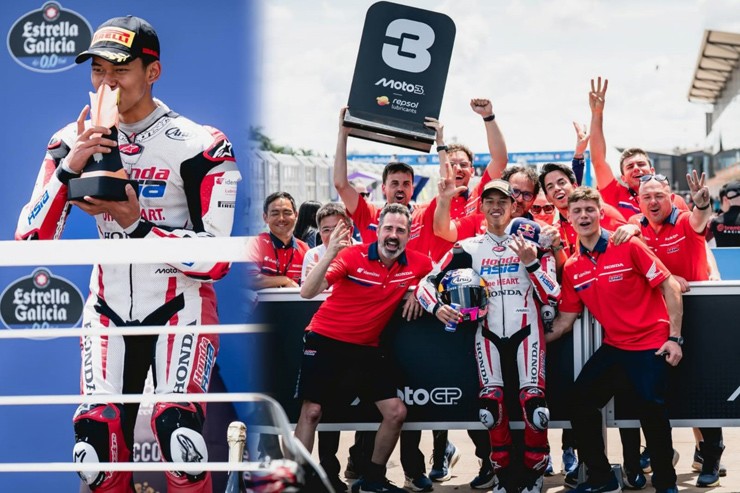 Pratama có podium Moto3 đầu tiên cho Indonesia