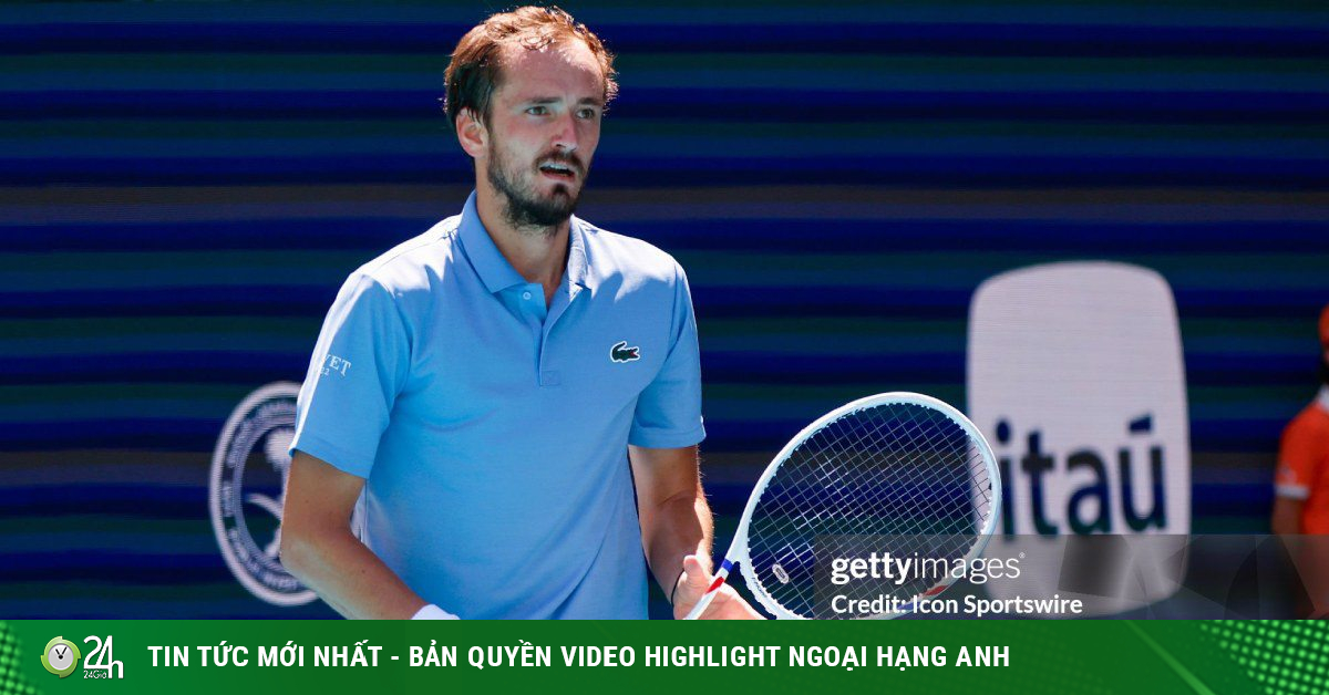 Rực lửa tennis Miami Open: Medvedev, Aliassime đồng loạt thua sốc