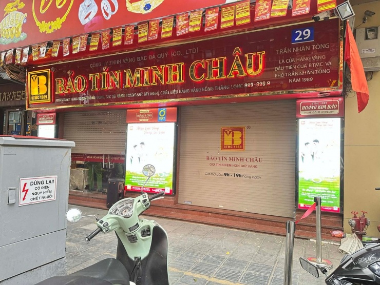 Bảo Tín Minh Châu đóng cửa, website 'tắt' cập nhật giá vàng