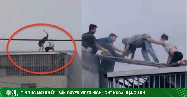 Dân mạng tìm thông tin 2 người hùng đập mái nhà cứu người kẹt trong đám cháy