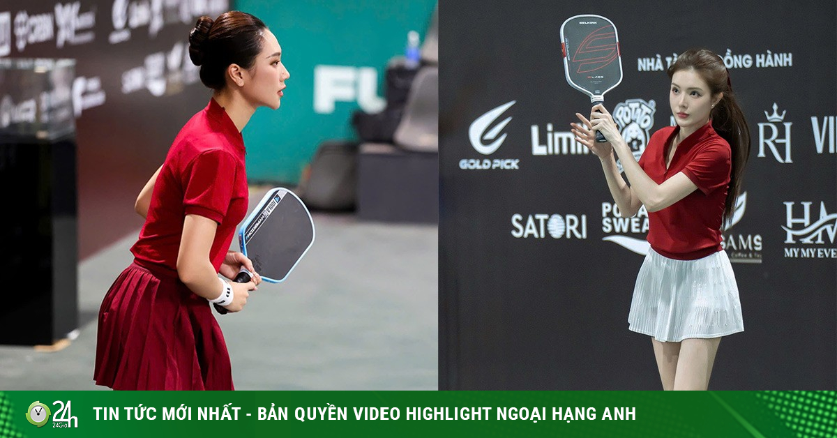 Người đẹp Lilly Luta lần đầu thi pickleball gây “sốt”, Moon Võ cùng lúc chơi 2 nội dung