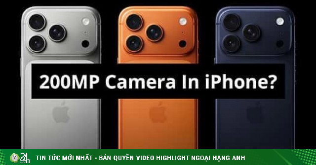 Apple đang thử nghiệm camera 200MP cực "chất" cho iPhone