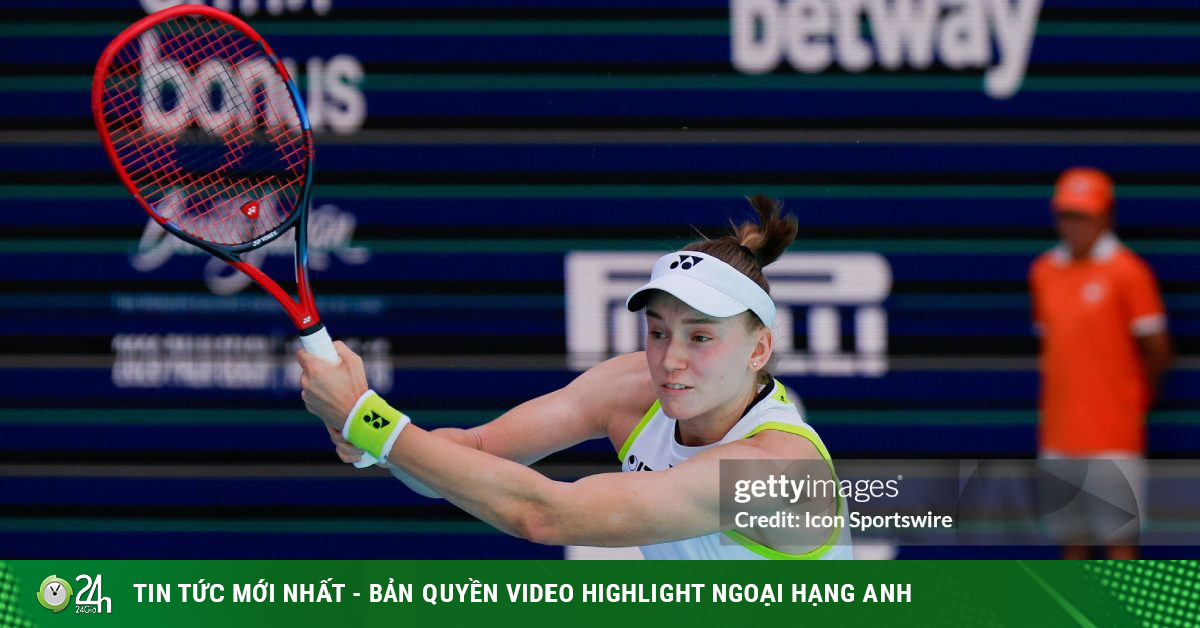 Nóng bỏng tứ kết Miami Open: Mỹ nhân Rybakina vất vả ngược dòng