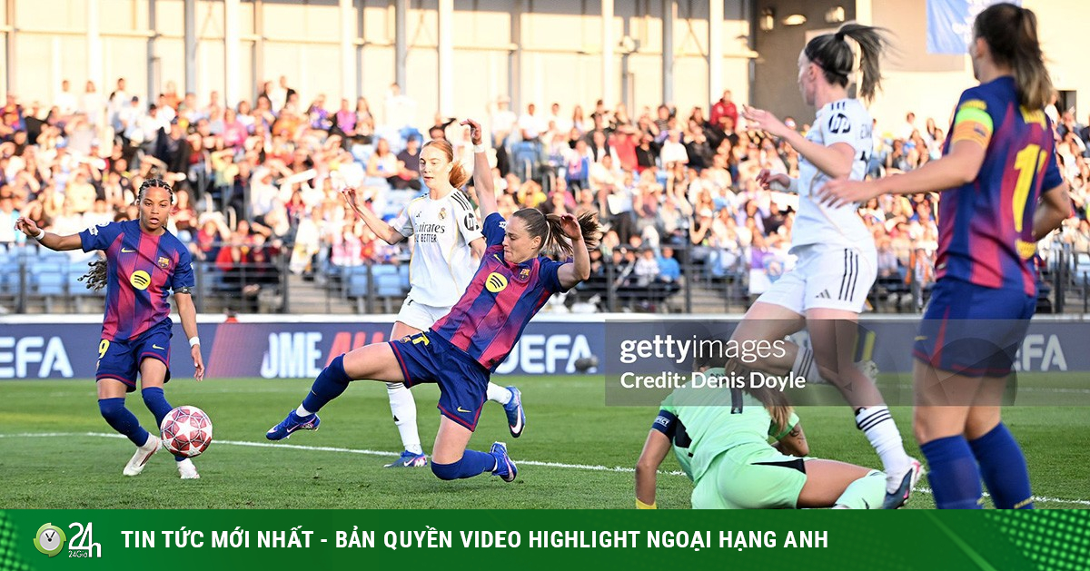 Video bóng đá nữ Real Madrid - Barcelona: Hủy diệt "set tennis" (Cúp C1)