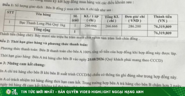 Trả tiền thật, nhận giấy hẹn: Rủi ro nào từ giao dịch mua vàng trả tiền trước?