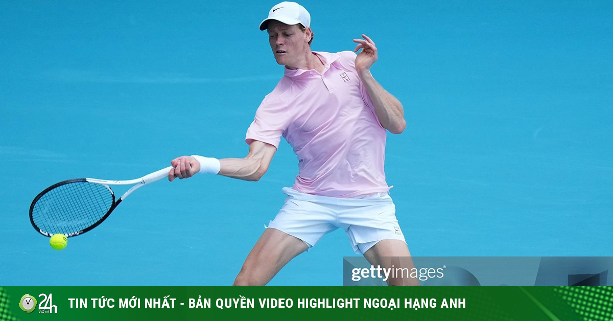 Video tennis Tiafoe - Sinner: Áp đảo 71 phút, ghi danh lịch sử (Miami Open)